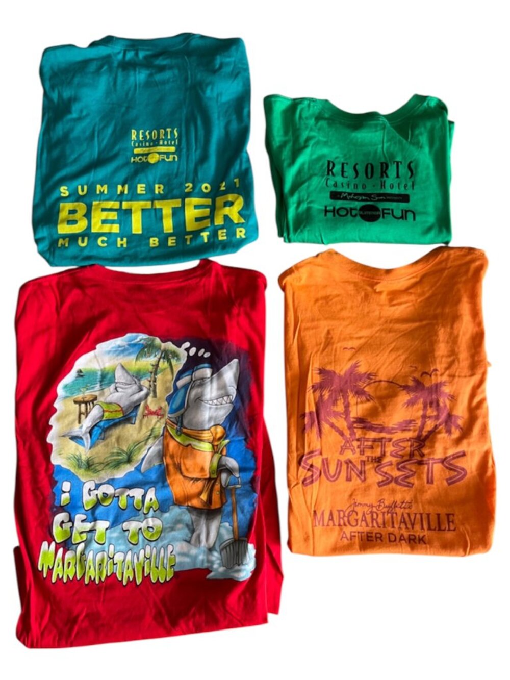 Resorts After the Sun Sets Jimmy Buffett Margaritaville After Dark Souvenir Tee - Picture 4 of 4